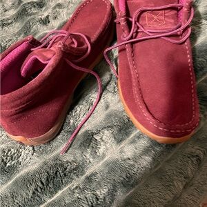 Twisted X Burgundy Ankle Boots